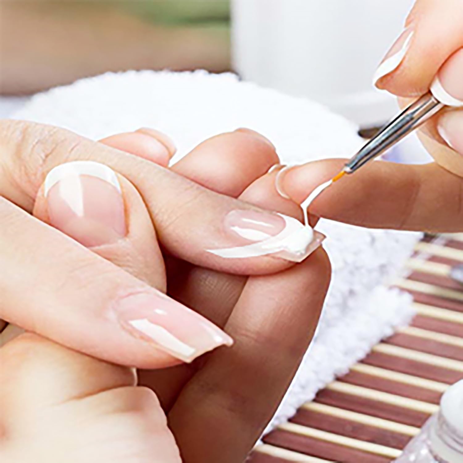 DIY French Tip Nail Guide Stickers - 2 Pack Manicure Stencils for Perfect Plaid & Fringe Nail Art Designs | At-Home Salon Quality Nail Decorations for Women, Parties & Special Occasions