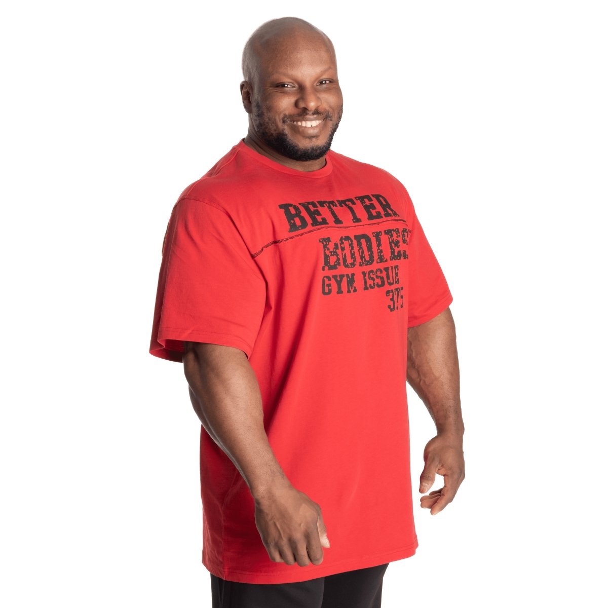 Better Bodies Union Original T-Shirt - Premium Cotton Tee in Chili Red for Men & Women | Casual Wear, Gym, Street Fashion