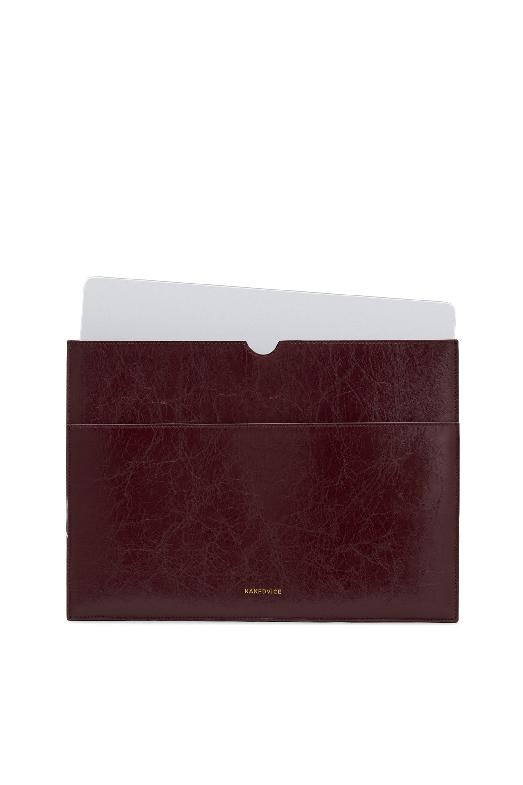 Premium Bass Burgundy Laptop Sleeve - 13-15 Inch Protective Neoprene Case for MacBook Air/Pro, Dell, HP - Water-Resistant & Shockproof for Travel, Office & School