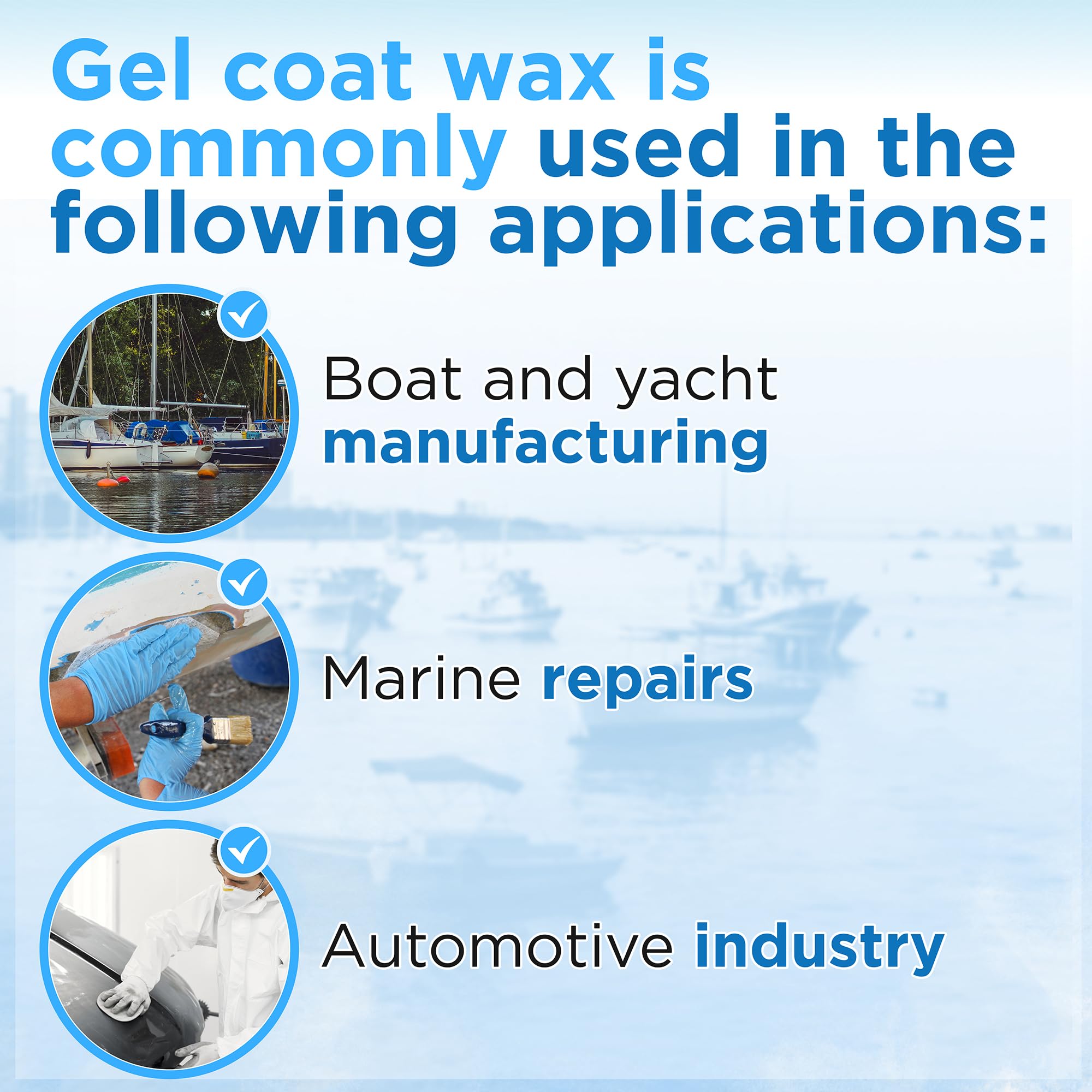 Premium White Iso/Npg Gel Coat with Wax & MEKP Catalyst - Fiberglass Repair Kit for Boats, Marine, RV & Automotive Applications - Durable Waterproof Finish for Professional & DIY Projects