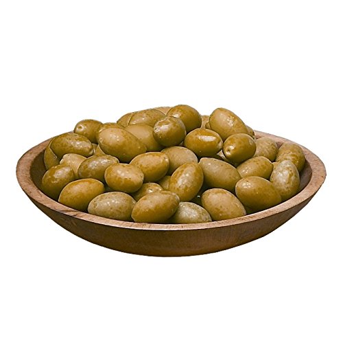 Organic Cerignola Green Olives - 5.5 Lb (2.5 Kg) Jar | Large Italian Olives for Salads, Charcuterie Boards & Mediterranean Recipes