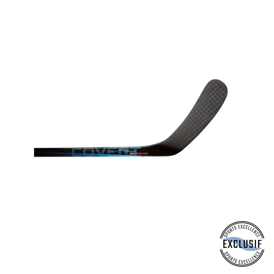 Covert QRE Snipe Pro Intermediate Hockey Stick - Lightweight Carbon Fiber Hockey Stick for Precision Shooting & Stickhandling - Perfect for Ice Hockey Training & Competitive Games
