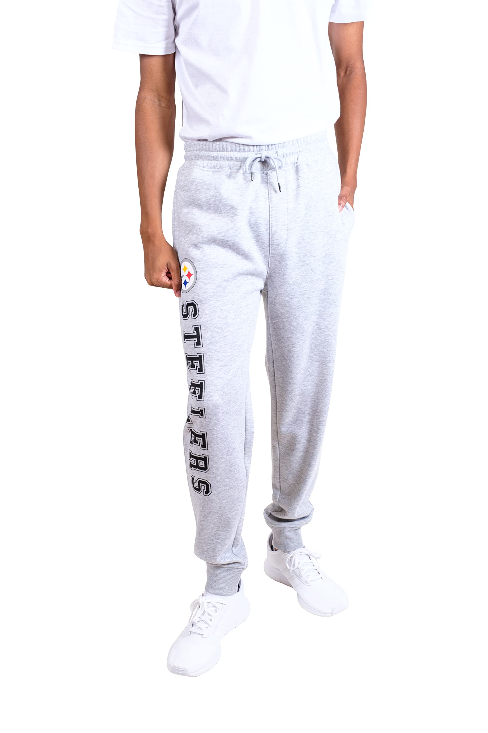 Ultra Game NFL Men's Active Soft Fleece Jogger Sweatpants - Comfortable Athletic Pants for Running, Workout & Lounge Wear - Perfect for Football Fans & Casual Outfits