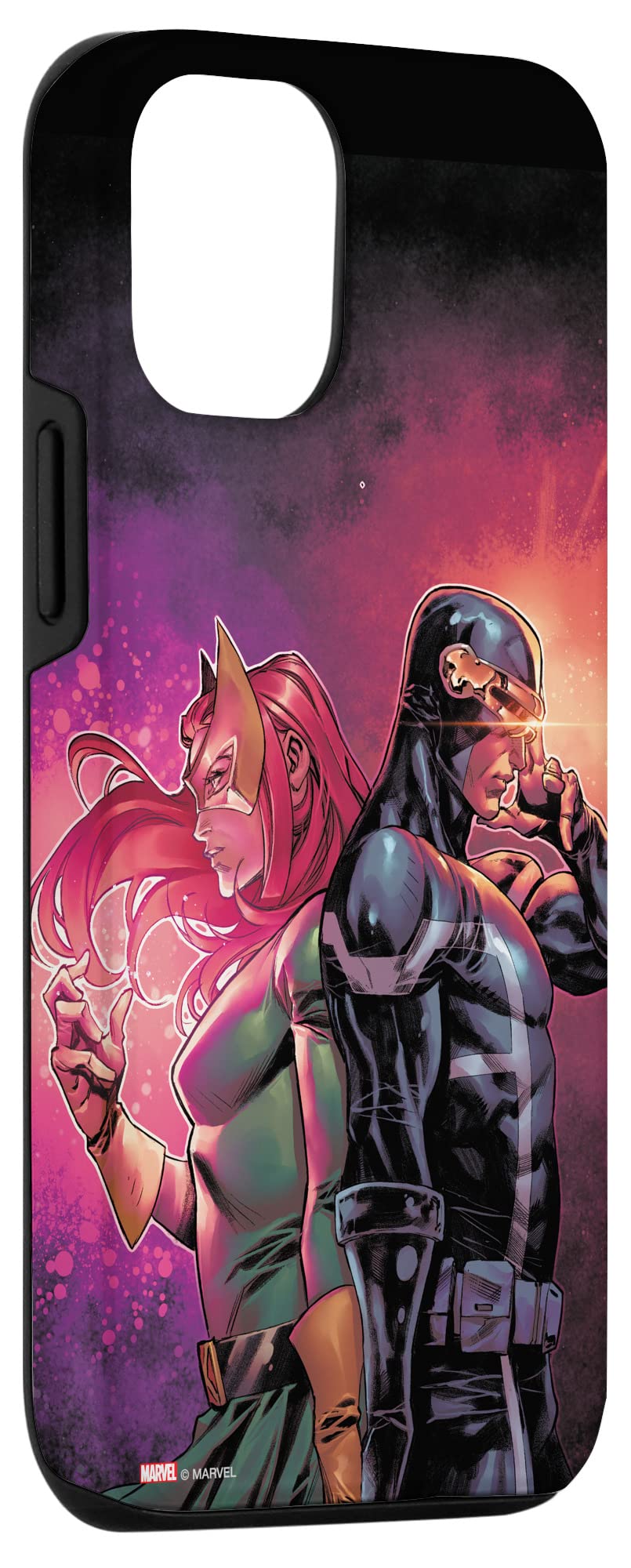 Marvel X-Men Cyclops & Jean Grey Valentine's Day iPhone 12/12 Pro Case - Perfect Gift for Couples, Comic Fans & Valentine's Day Celebrations