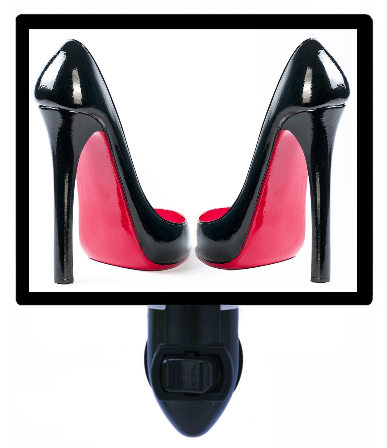Night Light for Kids & Adults - LED High Heeled Shoe Nightlight - Fashionable Bedroom Decor for Girls Room, Nursery, or Bathroom