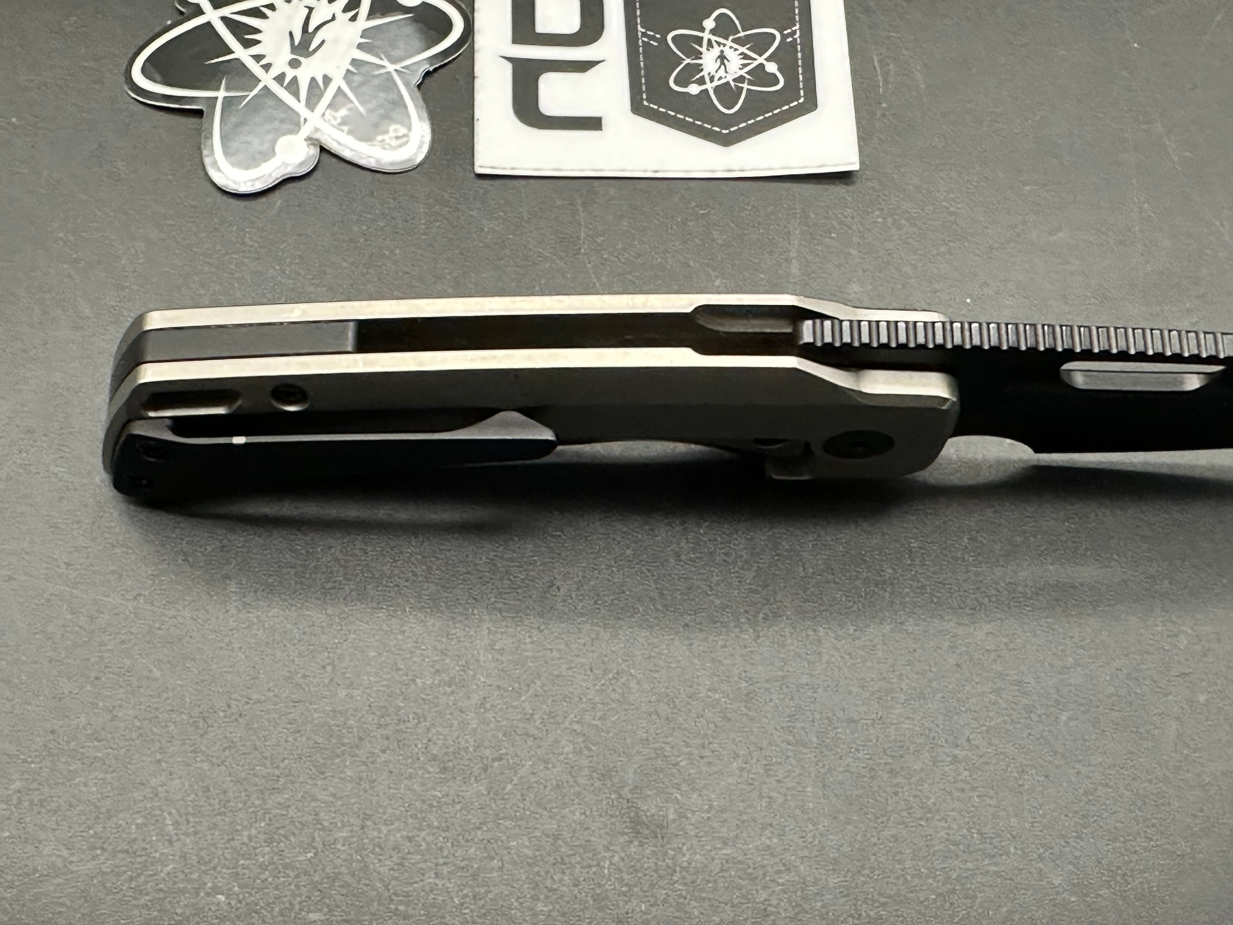 EMP EDC Nymble T 3.1 Folding Knife - M390 Premium Steel Blade & Stonewashed Titanium Handle - Perfect for Everyday Carry, Outdoor Adventures & Tactical Use