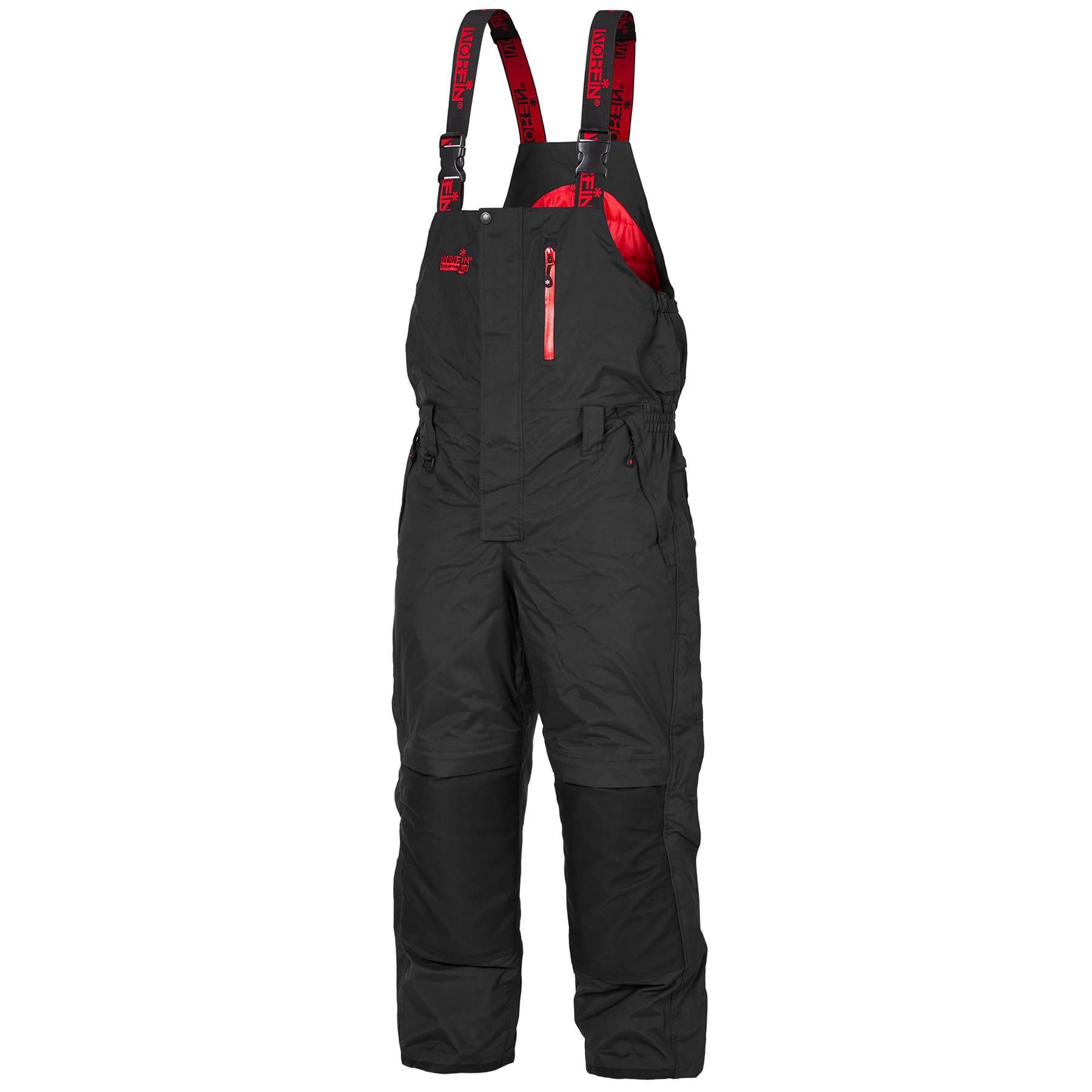 NORFIN Extreme 5 Bibs - Waterproof Insulated Fishing Pants for Men & Women | Windproof, Breathable HOLLOFIL Technology | Perfect for Ice Fishing, Hunting & Outdoor Winter Activities
