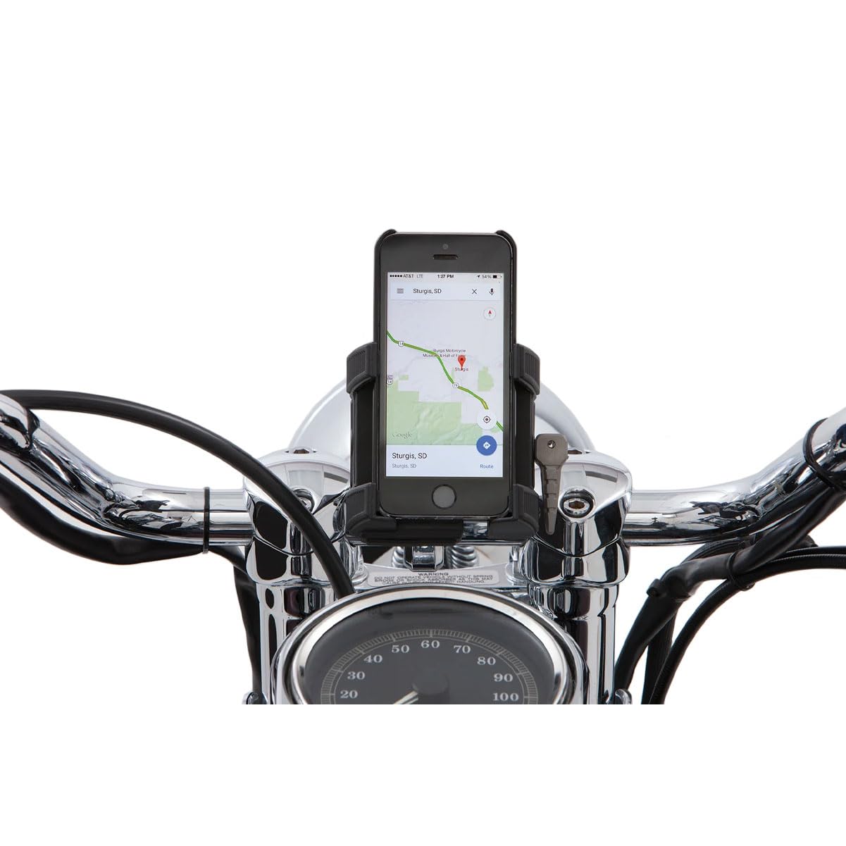 Ciro 50312 Universal Bike Handlebar Mount for Smartphone & GPS - Adjustable, Secure, with Built-in Charger - Perfect for Cycling, Commuting & Outdoor Adventures