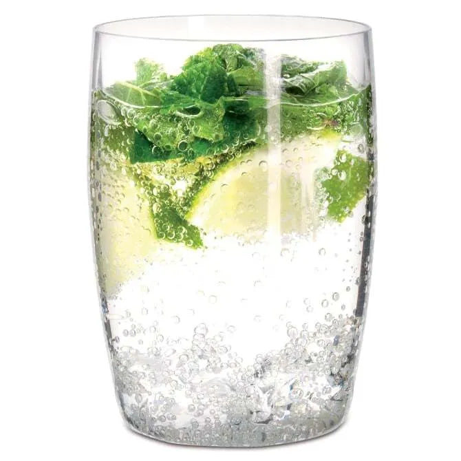 Comatec 5 oz Clear Plastic Tulip Glass - Shatterproof Party Cups for Cocktails, Beer & Wine - Perfect for Weddings, Bars & Outdoor Events