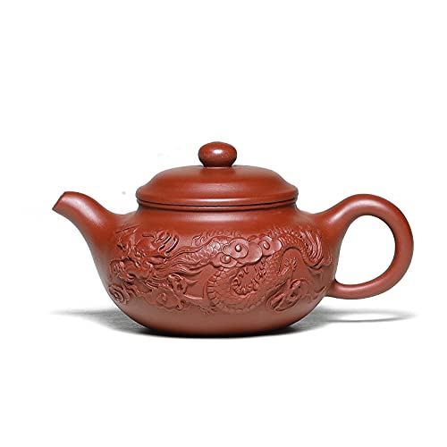 Dragon relief,Red beauty clay