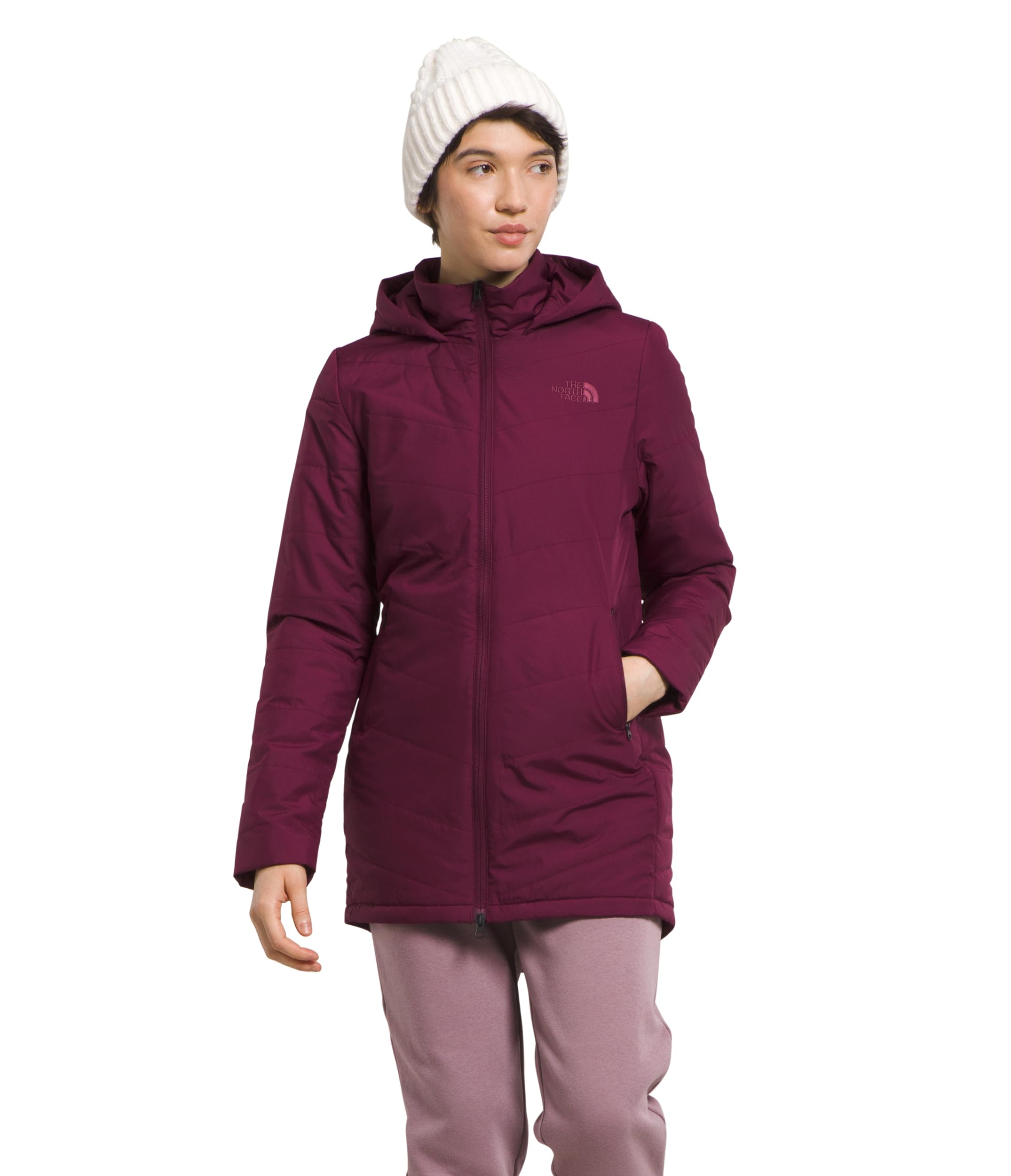 The North Face Tamburello Parka for Women - Waterproof Winter Jacket with Hood, Warm Insulated Coat for Cold Weather - Perfect for Skiing, Hiking & Outdoor Adventures