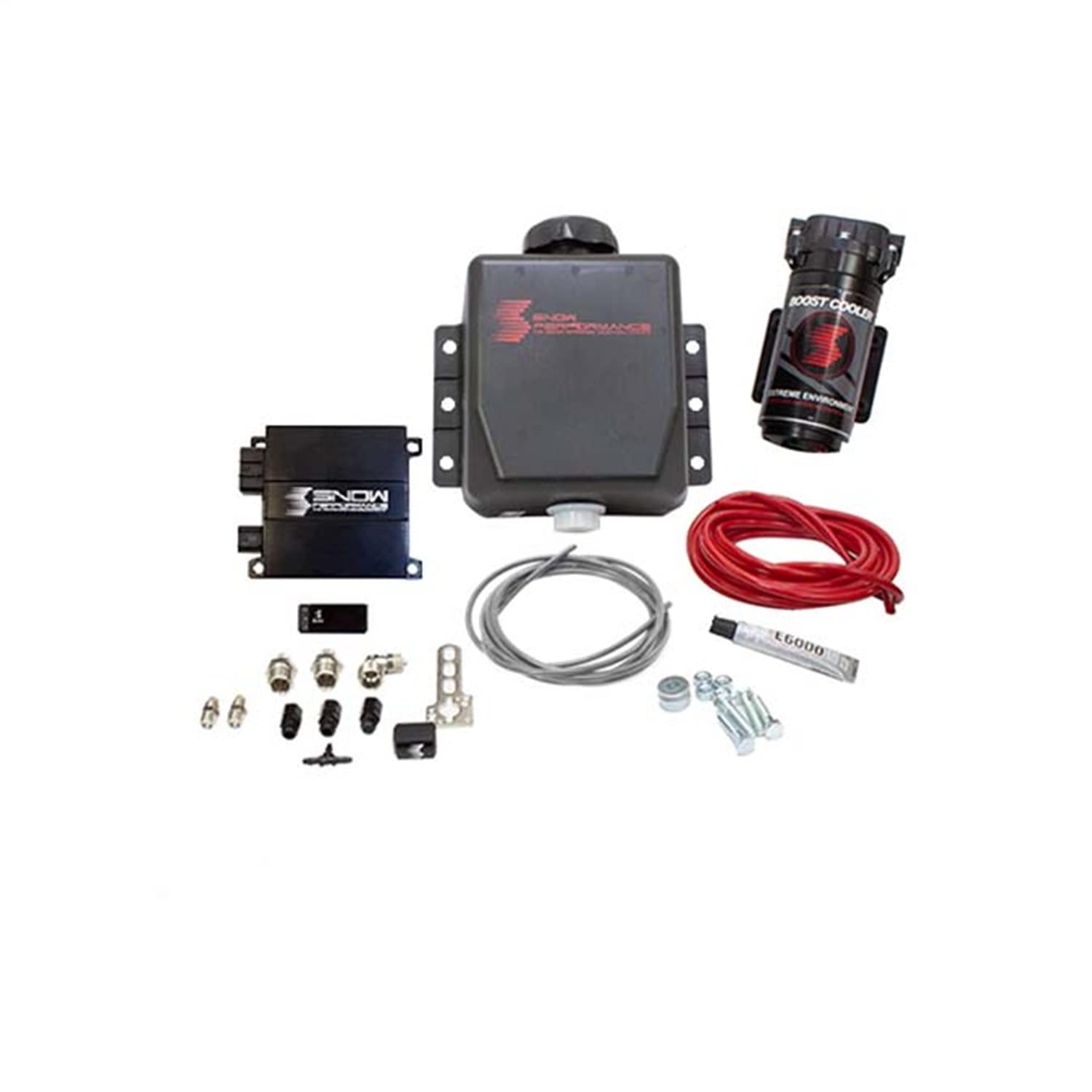 Snow Performance Stage II Boost Cooler Forced Induction Water Injection Kit (SPHSNO-20010) - Improve Engine Performance & Prevent Detonation for Turbocharged & Supercharged Vehicles - Perfect for Racing, Towing & High-Performance Driving