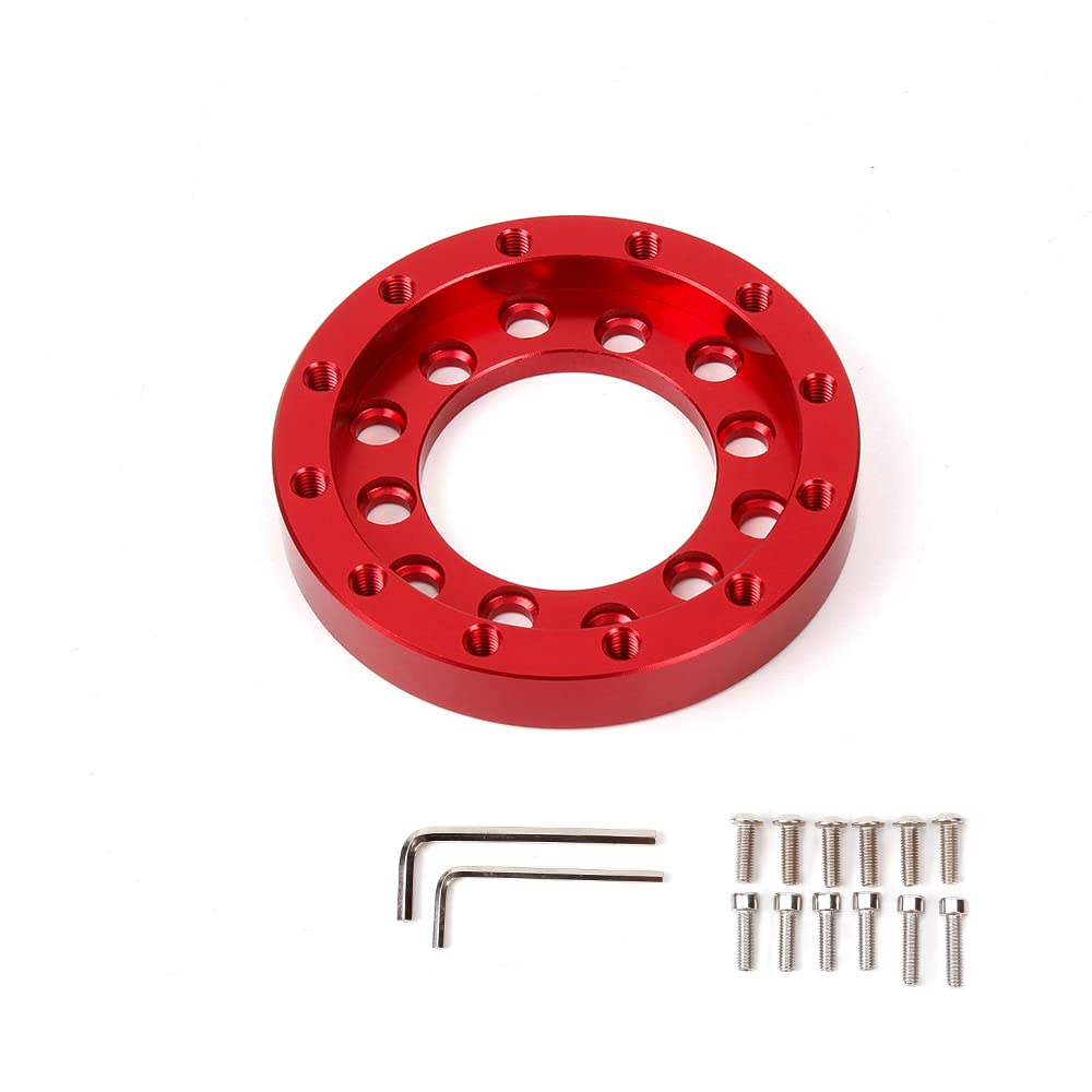 70MM Aluminum Steering Wheel Adapter Plate for Logitech G25 G27 - High Performance Racing Wheel Adapter for Sim Racing & Gaming - Perfect for PC, PS4, PS5 Gaming Setups