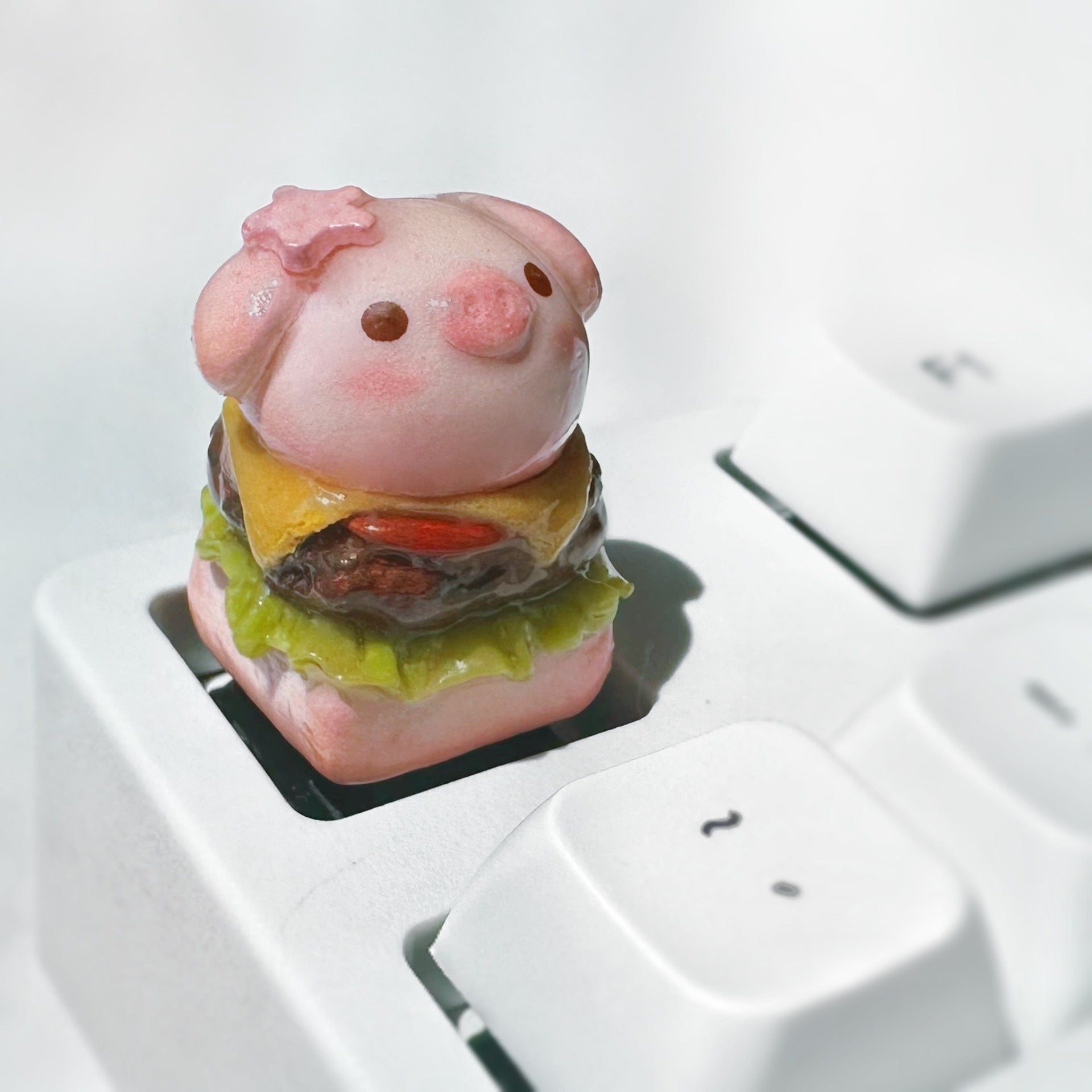 Handmade Resin Clay Keycaps - Custom Stone Plastic Clay Artisan Keycaps for Mechanical Keyboards | Personalized Keyboard Decor & Gaming Accessories | Perfect for Typing Enthusiasts & PC Gamers