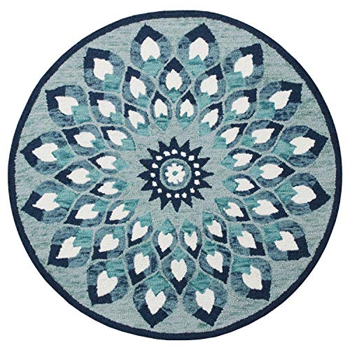 Teal/White