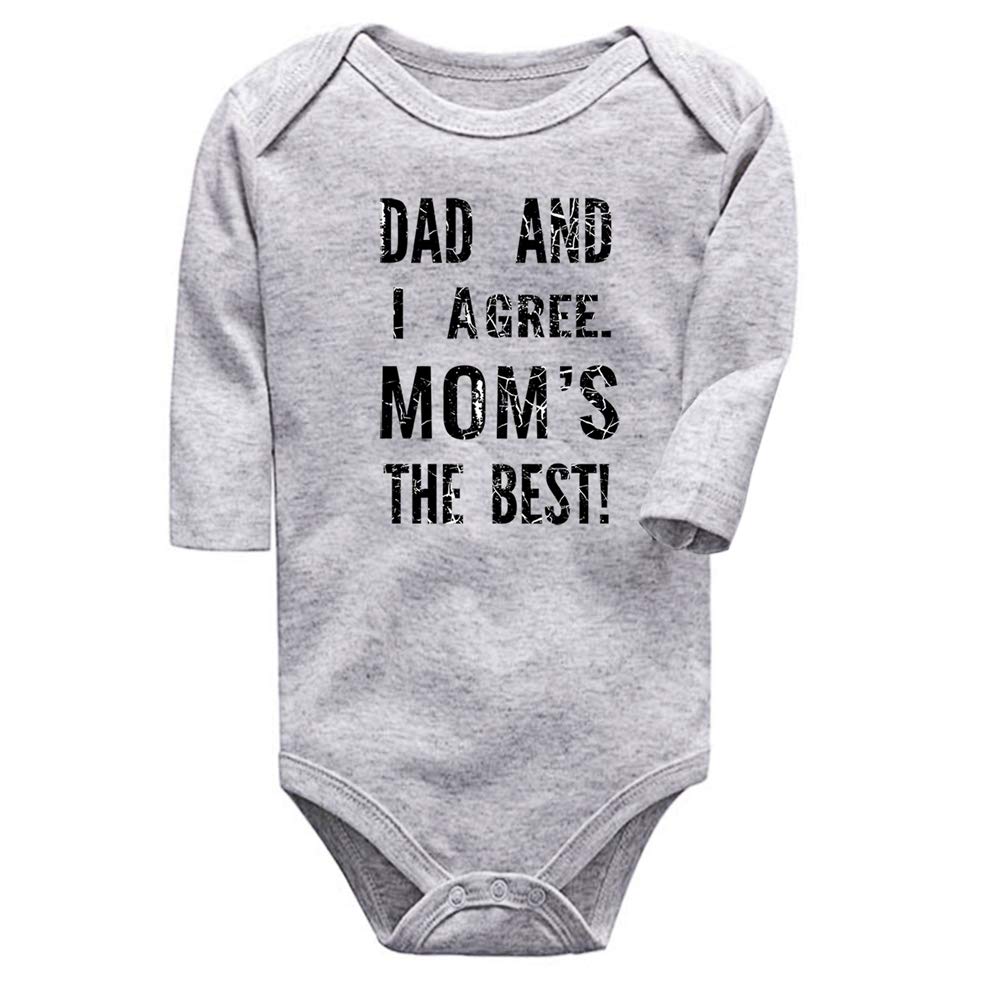 Funny Unisex Baby Bodysuits - Cute Newborn Clothes for Boys & Girls | Daddy & Mom Matching Outfits | Perfect for Family Photos, Baby Showers & First Birthday Parties
