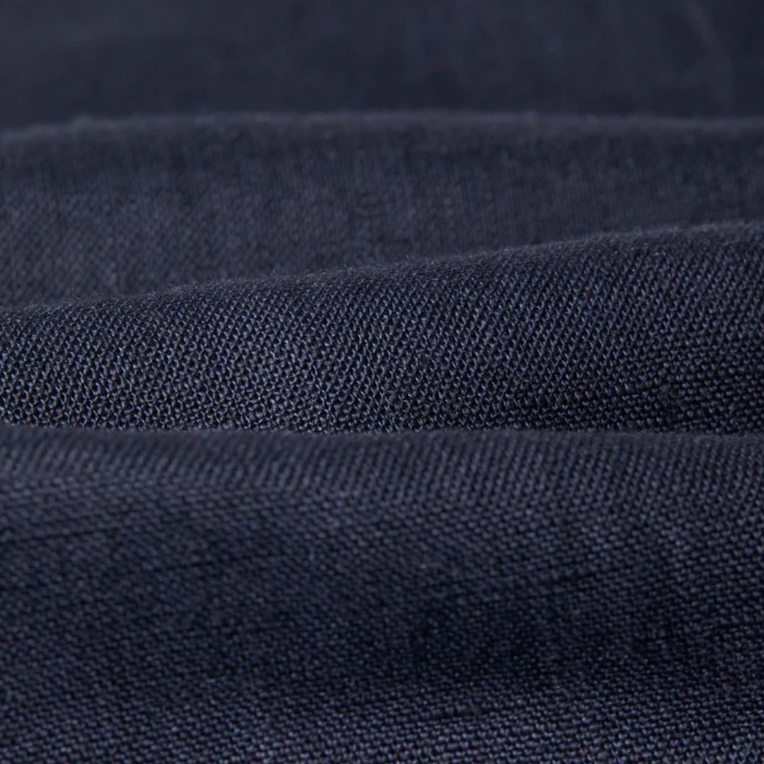 Premium Alp Linen Trousers for Men & Women - Comfortable Breathable Summer Pants in Midnight Blue - Perfect for Casual Wear, Beach Vacations & Outdoor Activities