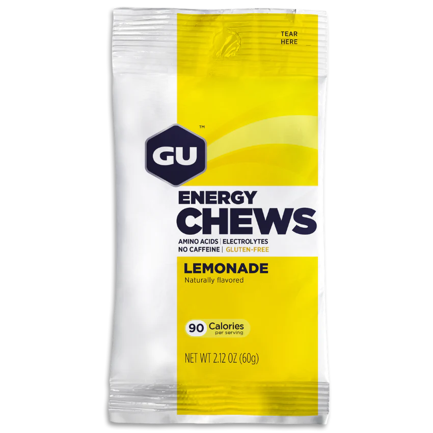 Gu Energy Chews - Natural Energy Gels for Runners, Cyclists & Athletes - Boost Performance & Endurance - Great for Workouts, Marathons & Outdoor Activities