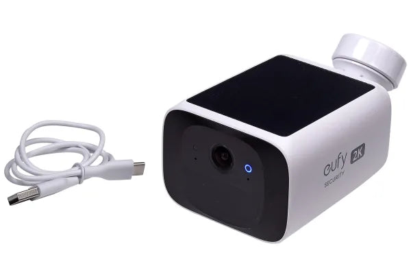 Solocam S220 Solar-Powered 2K WiFi Security Camera - Outdoor Wireless Battery Camera for Home Surveillance, Weatherproof Night Vision for Backyard, Garage & Garden Monitoring