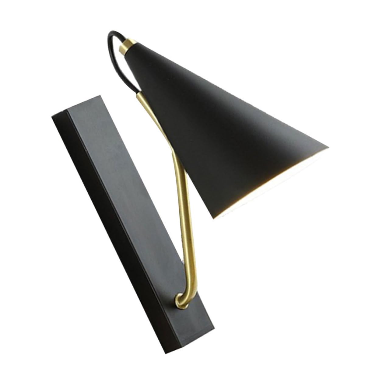 Housoutil 2 Pack Indoor Wall Sconces - Black Iron Art Decorative Wall Lights Without Bulb, Nordic Style for Living Room, Bedroom, Office, and Hallway Lighting Decor