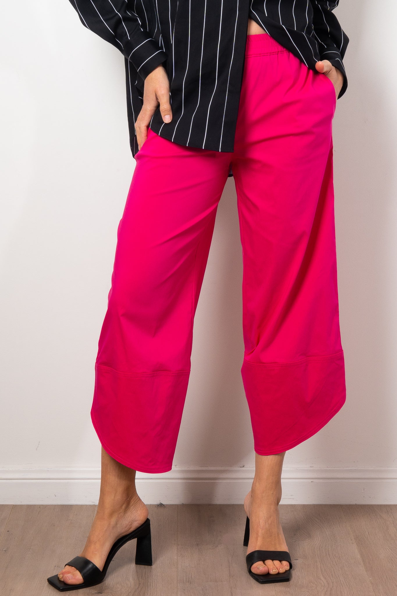 Mela Purdie Bevel Pant Microprene - High-Waist Slim Fit Work Pants for Women - Perfect for Office, Business Casual & Professional Workwear
