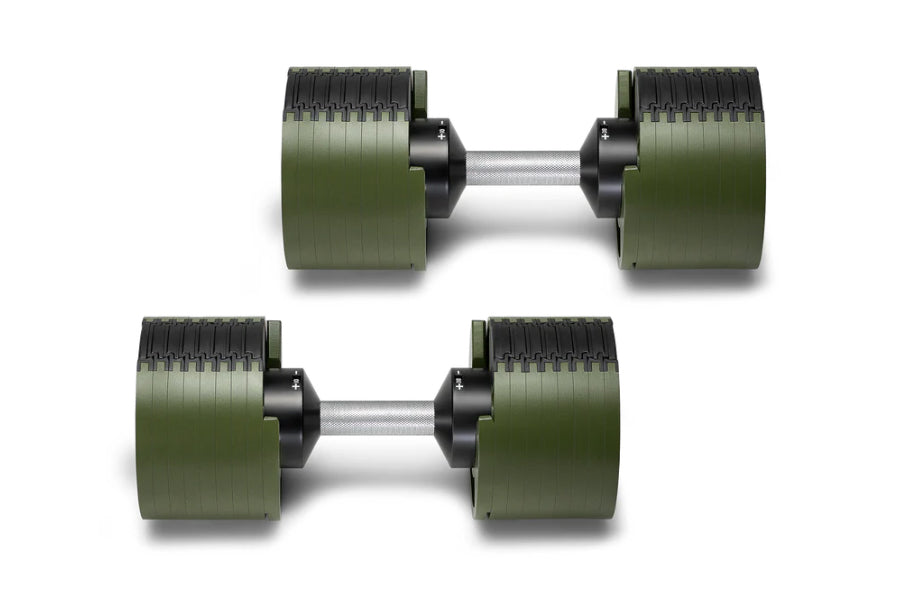 NÜOBELL 80lb Adjustable Dumbbells Set - Tactical Weight Dumbbells for Home Gym, Strength Training & CrossFit Workouts - Perfect for Small Spaces & Full-Body Exercises