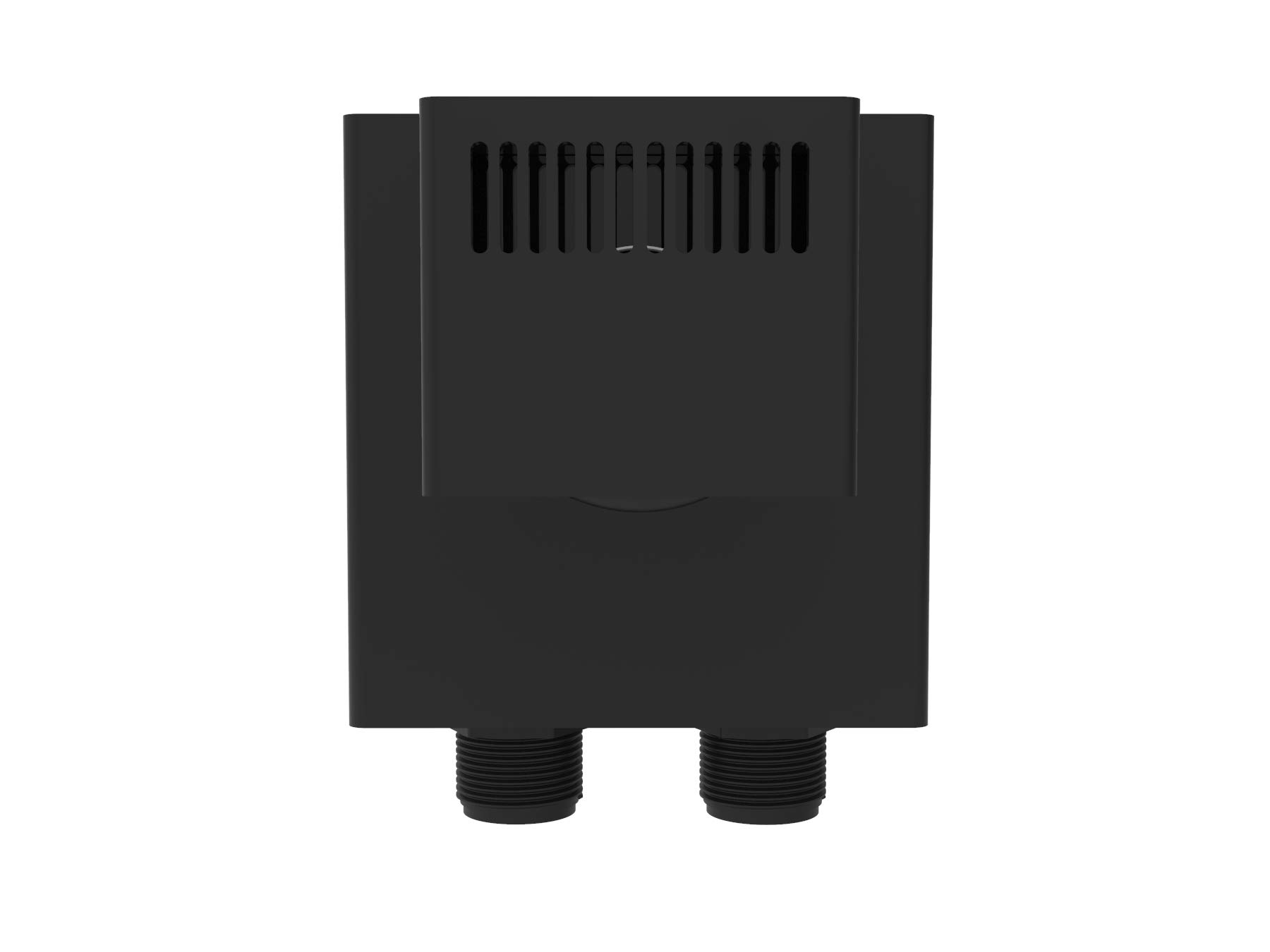 Low Profile External Overflow Box (400 GPH) - Aquarium Sump Filter for Saltwater & Freshwater Tanks - Perfect for Reef, Fish, and Planted Aquariums