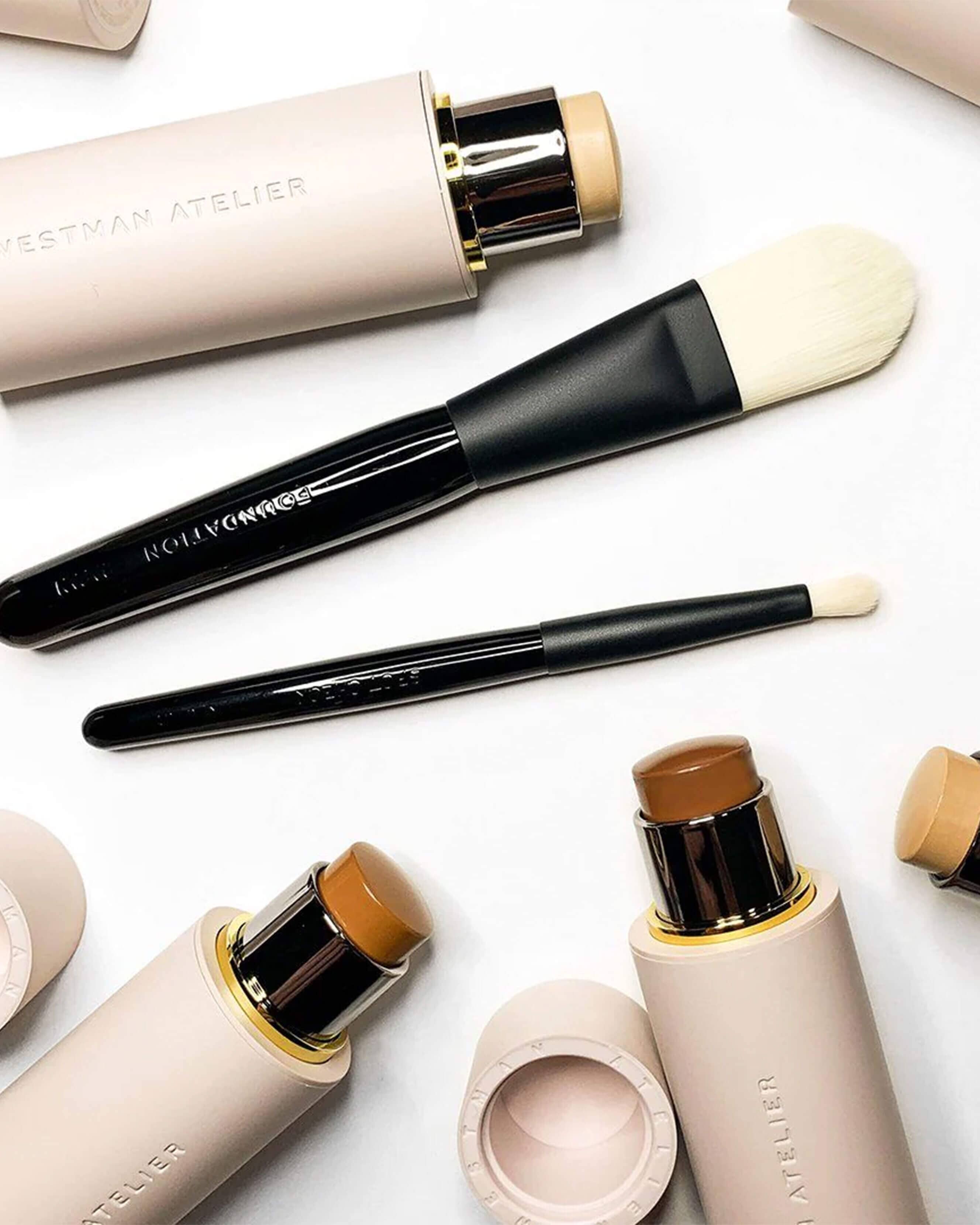 Spot Check Brush - Professional Makeup Brush for Blending & Contouring | Perfect for Foundation, Concealer & Powder Application