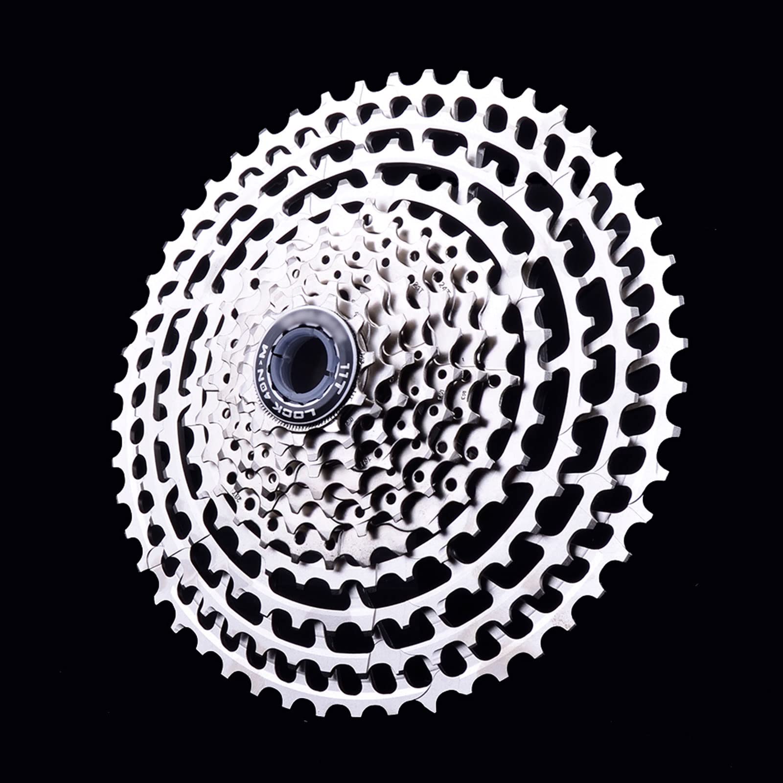 10/11/12 Speed Bicycle Freewheel - Lightweight Aluminum Alloy CNC Bike Cassette for Mountain Bikes - 10S 11-46T Anti-Chain Flywheel - Perfect for Trail Riding & Off-Road Cycling