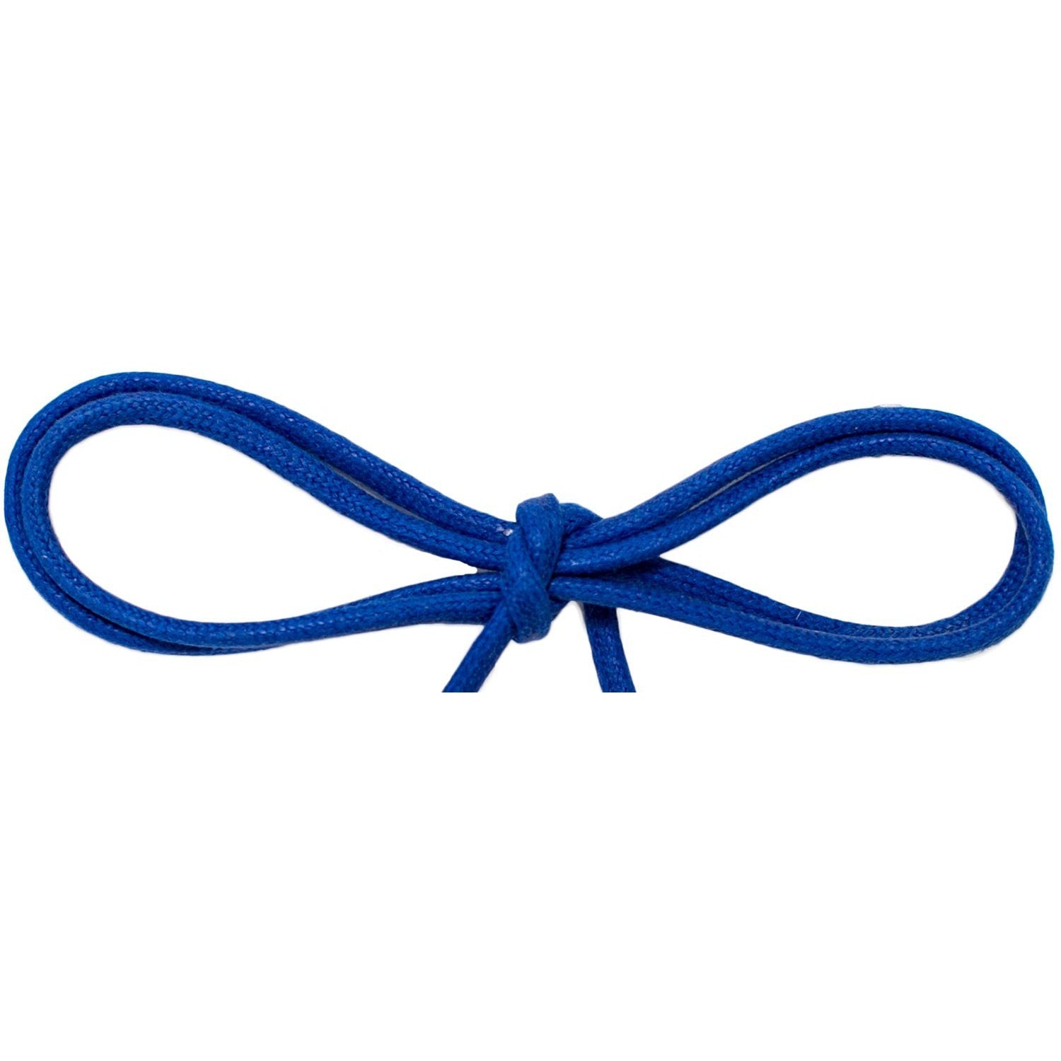 Royal Blue Waxed Cotton Thin Round Dress Shoelaces - 12 Pack (12 Pairs) | Durable & Stylish Laces for Dress Shoes, Boots & Formal Footwear