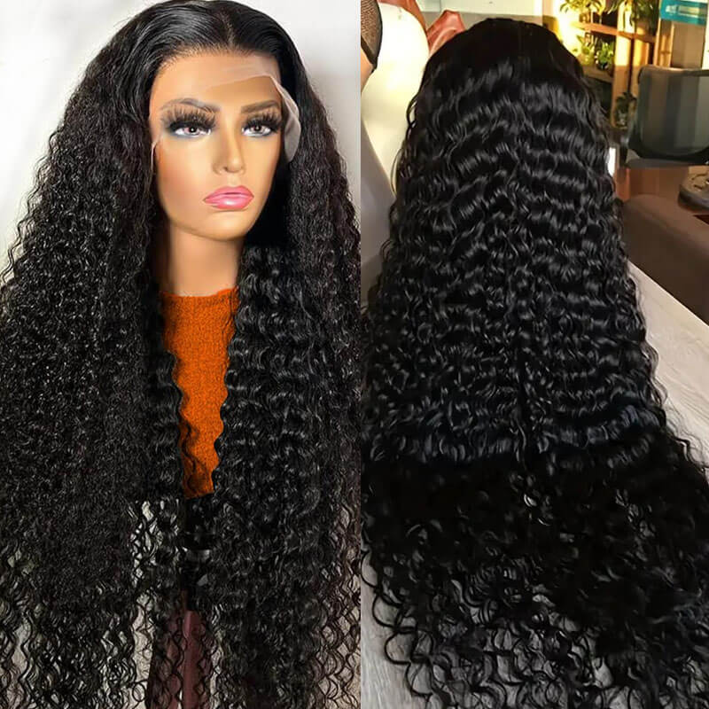 Eullair 360 Lace Frontal Wig - 100% Human Hair, Breathable & Versatile (12-30 Inch) - Perfect for Daily Wear, Cosplay, and Special Occasions