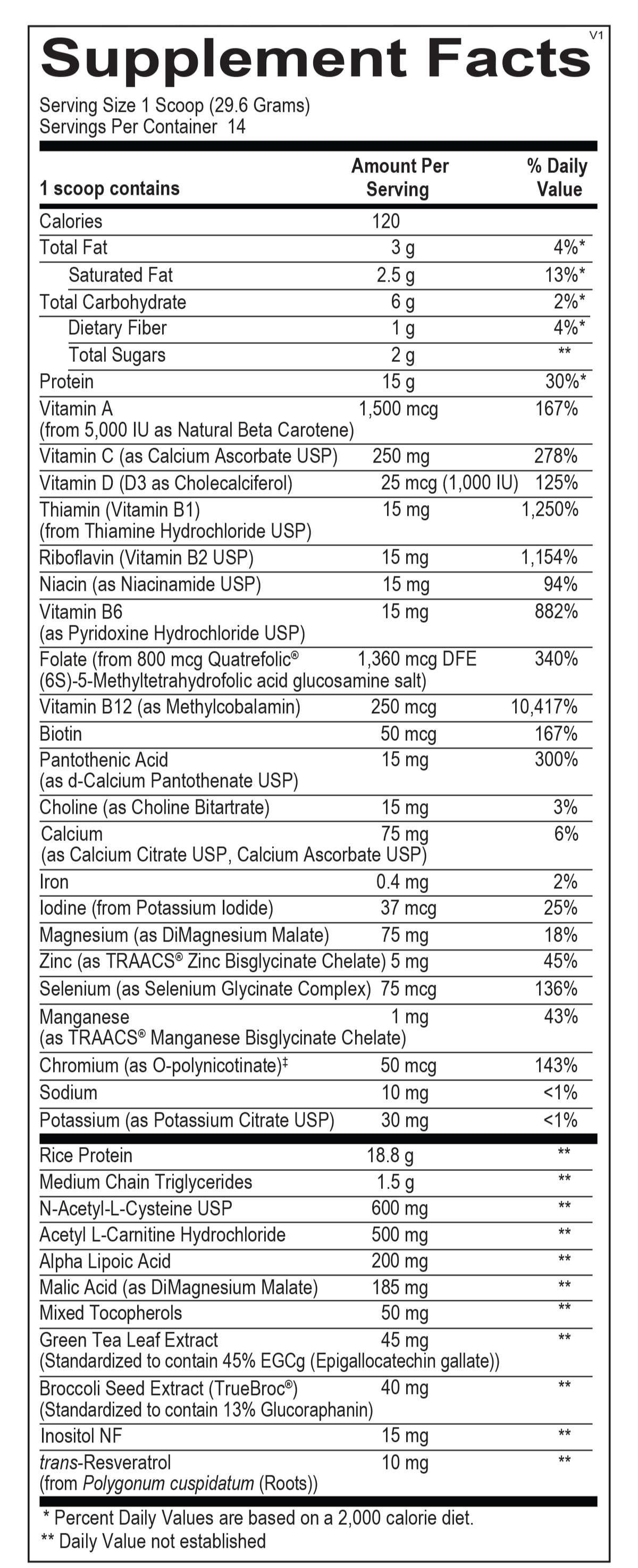 MitoCORE® Premium Protein Blend Powder - High-Quality Plant-Based Protein for Muscle Recovery & Energy Boost | Ideal for Post-Workout, Smoothies & Healthy Lifestyle