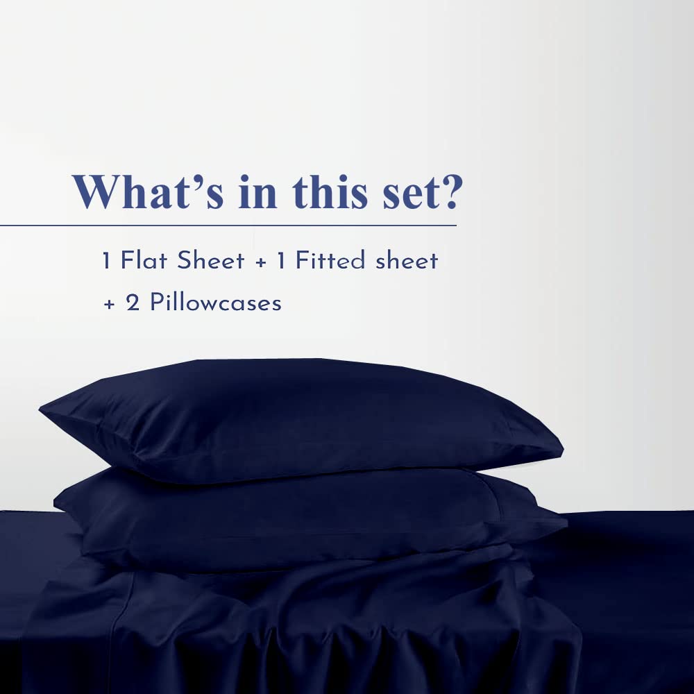 Wayfair 4-Piece Queen Sheet Set - 100% Egyptian Cotton 600-Thread-Count Cooling Bed Sheets (60