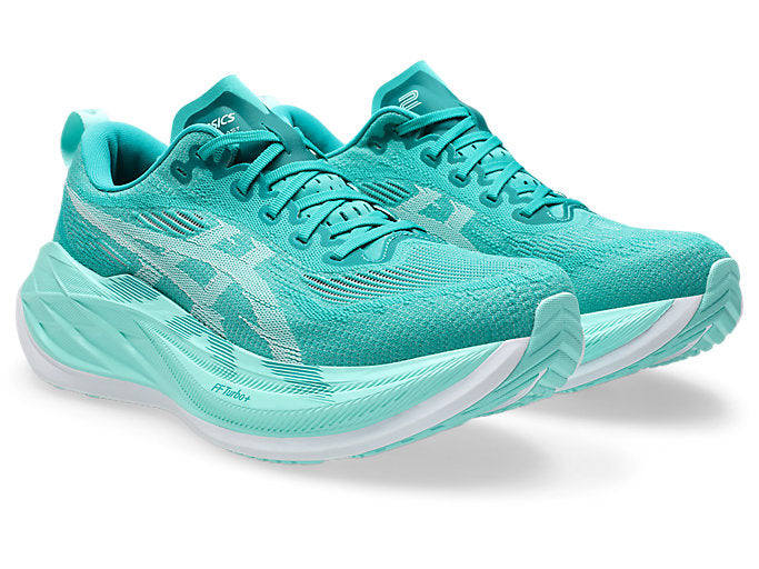 ASICS Superblast 2 Running Shoes - Wave Teal/Illuminate Mint | Unisex Cushioned Road Running Sneakers for Men & Women | Perfect for Marathon Training, Long Distance Running & Gym Workouts