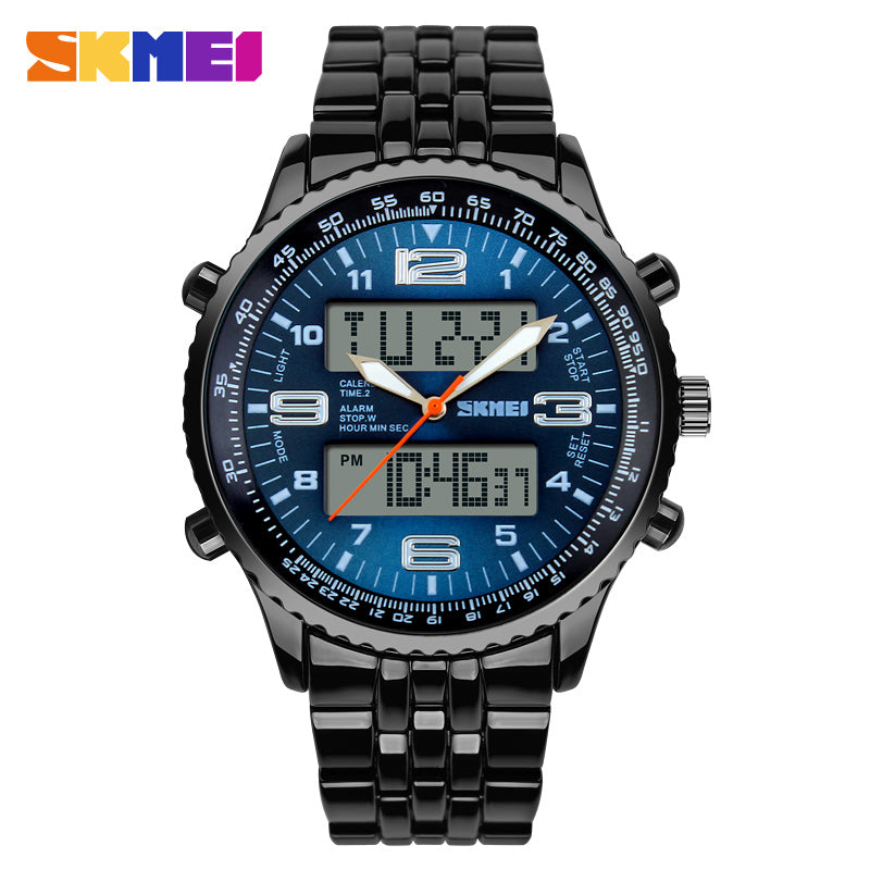 Stylish Quartz Digital Watch 1032 - Waterproof Sports Watch with Alarm & Stopwatch - Perfect for Running, Swimming & Outdoor Activities