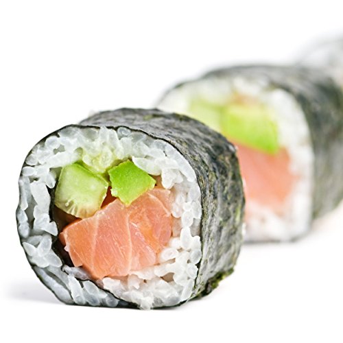 Premium Organic Roasted Sushi Nori Seaweed - 50 Full Sheets (2 Pack) | Vegan, Gluten-Free | Perfect for Sushi Making, Rice Wrapping & Healthy Snacks