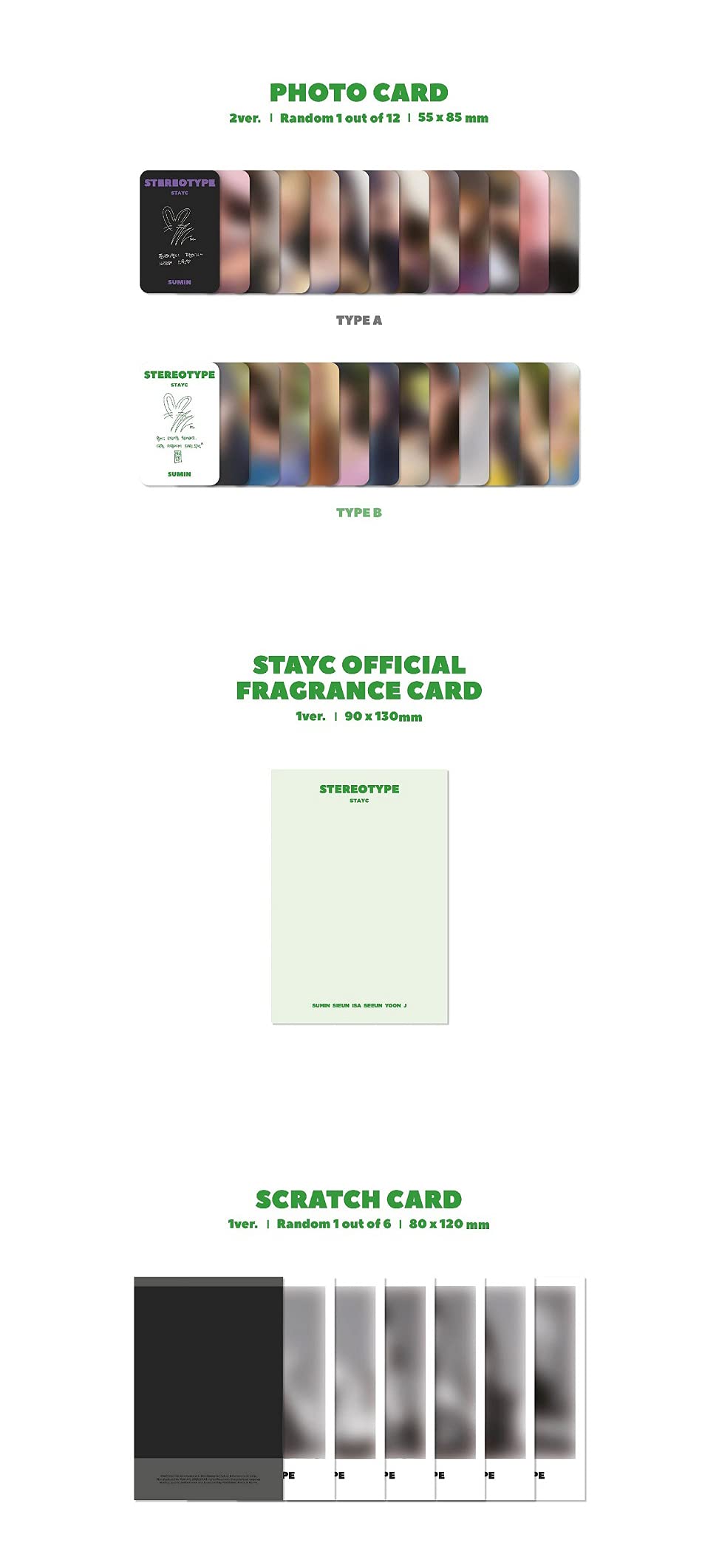 STAYC - STEREOTYPE (1st Mini Album) A+B Version Set | K-Pop Girl Group Music Album | Perfect for K-Pop Collectors and Fans