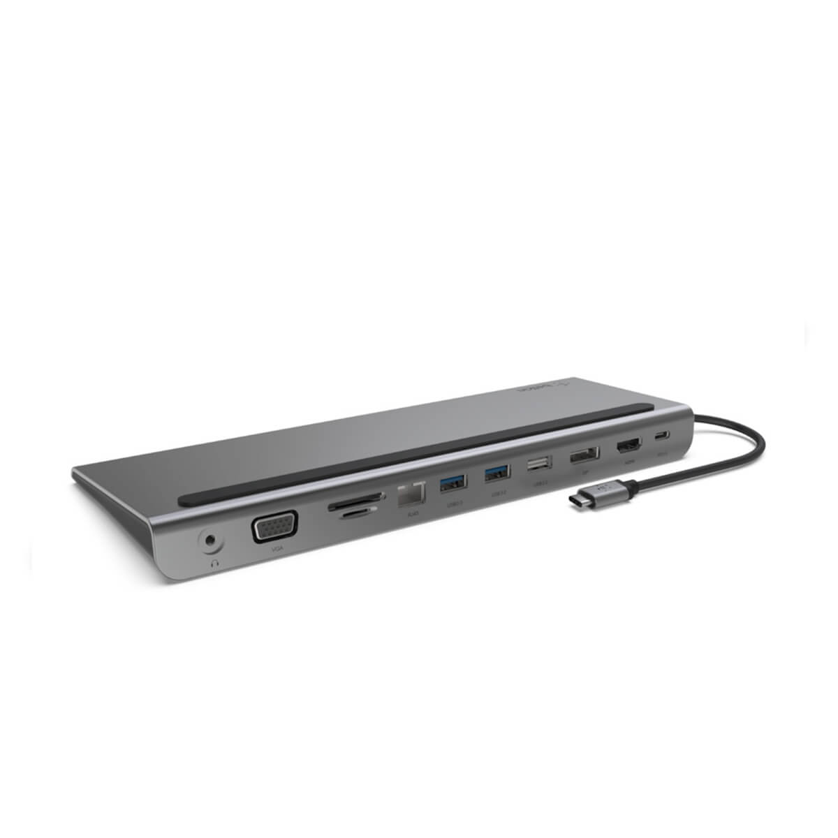 Belkin 11-in-1 USB C Hub Multiport Adapter with 4K HDMI, Ethernet, USB 3.0, SD Card Reader - Perfect for MacBook Pro, iPad Pro, and Windows Laptops for Home Office & Gaming Setup