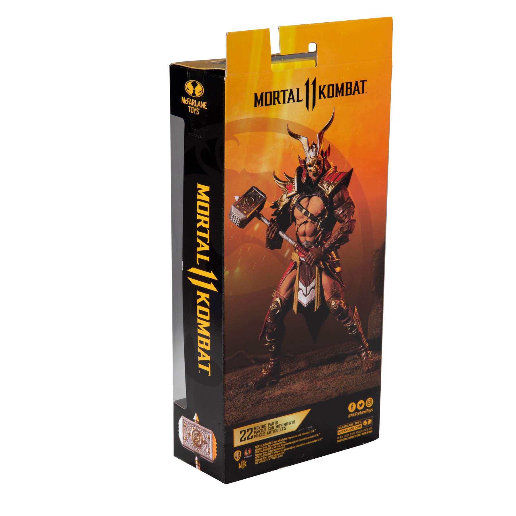 McFarlane Toys Mortal Kombat Shao Khan 7-Inch Action Figure - Collectible Video Game Character for Display & Play | Perfect for Fans, Collectors & Gift Giving