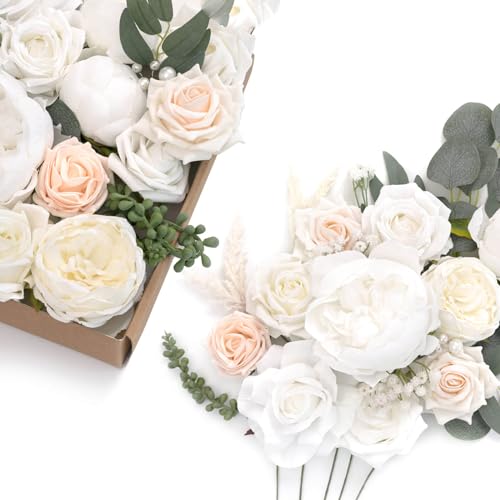 Wht-white & Blush