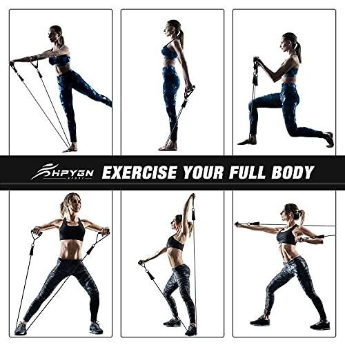 Figure 8 Resistance Band - Heavy Duty 200LB Exercise Bands for Arms, Chest, Yoga & Gym Workouts - Perfect for Strength Training, Physical Therapy & Home Fitness