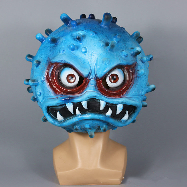 Scary Halloween Virus Mask for Adults - Horror Face Covering for Cosplay & Costume Parties - Perfect for Spooky Events & Trick or Treating