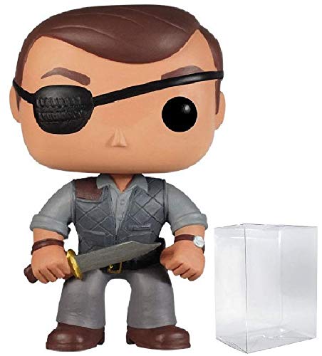 The Walking Dead Governor Funko Pop! Vinyl Figure with Pop Protector Case - Collectible TV Show Action Figure for Display & Protection - Perfect for Fans, Collectors & Home Office Decor
