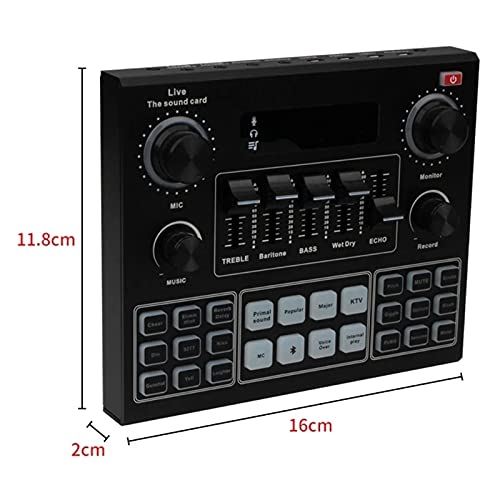 USB Sound Card for Headset & Microphone - Plug & Play Audio Interface for Webcast, Live Streaming, Singing on PC, Mobile & Computer - Perfect for Podcasting, Gaming & Online Meetings