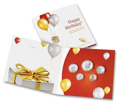 2020 Happy Birthday Coin Set by US Mint - Limited Edition Collectible Birthday Gift for Coin Enthusiasts & Collectors - Perfect for Birthdays, Anniversaries & Special Occasions