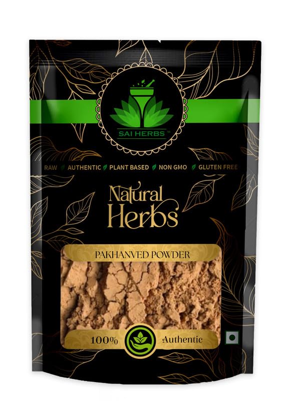 SAI HERBS Pakhanved Ayurvedic Powder - 100% Pure & Natural Saxifraga Ligulata Root Powder (100g) for Kidney Health, Urinary Support & Ayurvedic Remedies