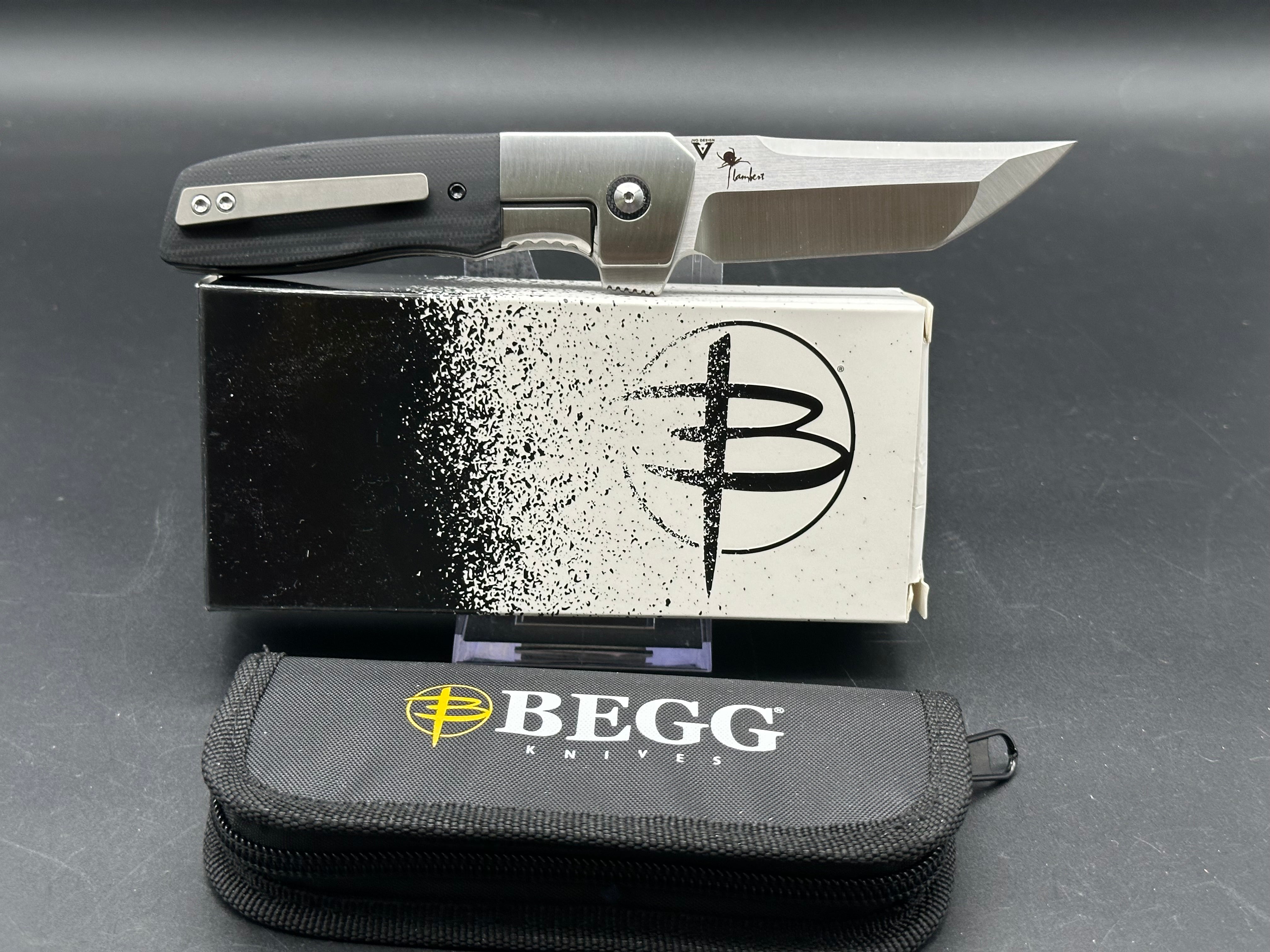 Premium Begg Seishin G10 Handle Folding Knife with VG-10 Stainless Steel Blade - Perfect for Outdoor Camping, Hiking, and Everyday Carry (EDC)