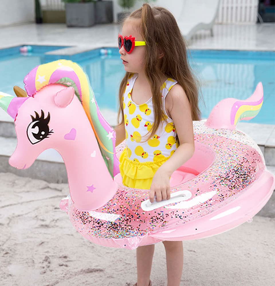 Best Inflatable Baby Swimming Pool Float for Toddlers 0-8 Years (Under 44lb) - Safe Swim Ring with Seat for Summer, Beach & Outdoor Water Play - Perfect for Infants, Bath Time & Pool Toys