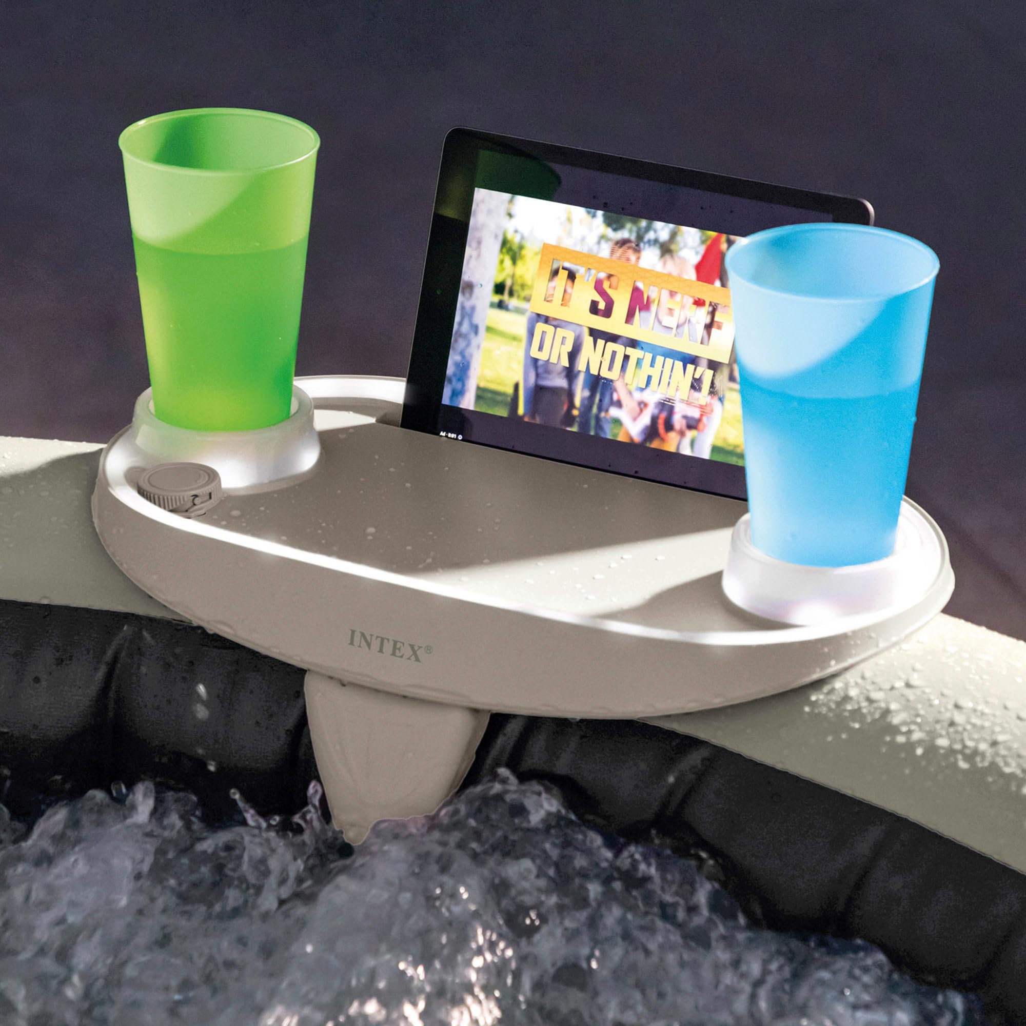 Intex Spa Tray with LED Light for Relaxing Bath Time