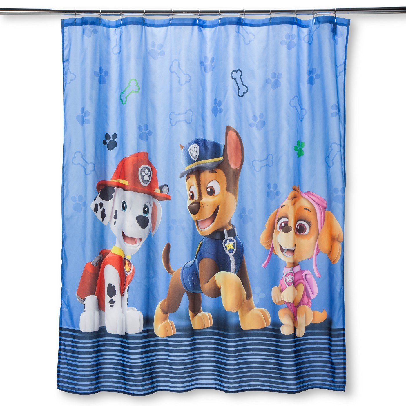 PAW Patrol Shower Curtain for Kids - Waterproof Bathroom Decor with Franco & Friends - Perfect for Children's Bathroom, Nursery, or Playroom